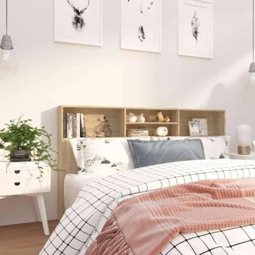 Uzglavlje s ormarićem boja hrasta sonome 180 x 19 x 103,5 cm - sonoma hrast 180 x 19 x 103.5 cm 1 Cijena