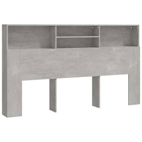 Uzglavlje s ormarićem siva boja betona 180 x 19 x 103,5 cm - Beton siva 180 x 19 x 103.5 cm 1 Cijena
