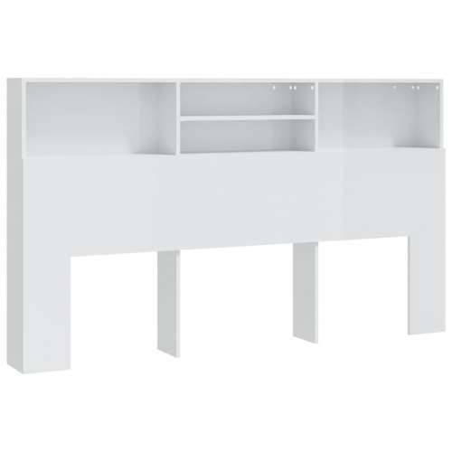Uzglavlje s ormarićem visoki sjaj bijelo 180 x 19 x 103,5 cm - Visoko sjajno bijela 180 x 19 x 103.5 cm 1 Cijena