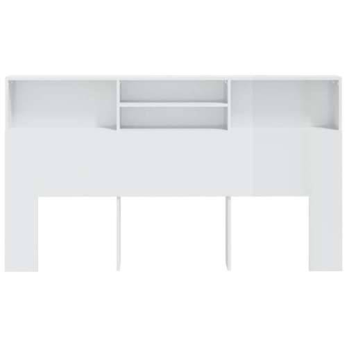 Uzglavlje s ormarićem visoki sjaj bijelo 180 x 19 x 103,5 cm - Visoko sjajno bijela 180 x 19 x 103.5 cm 1 Cijena
