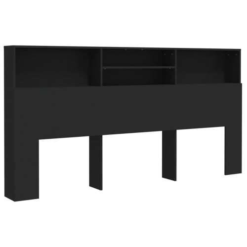 Uzglavlje s ormarićem crno 200 x 19 x 103,5 cm - Crna 200 x 19 x 103.5 cm 1 Cijena