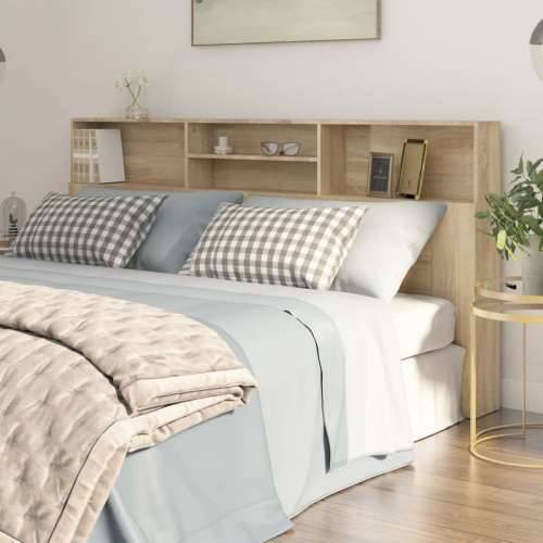 Uzglavlje s ormarićem boja hrasta sonome 200 x 19 x 103,5 cm - sonoma hrast 200 x 19 x 103.5 cm 1 Cijena