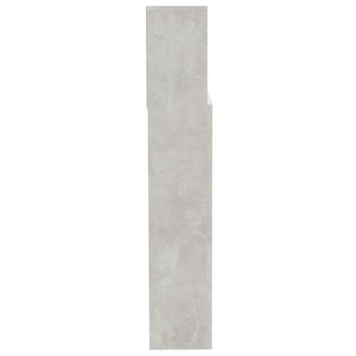 Uzglavlje s ormarićem siva boja betona 200 x 19 x 103,5 cm - Beton siva 200 x 19 x 103.5 cm 1 Cijena