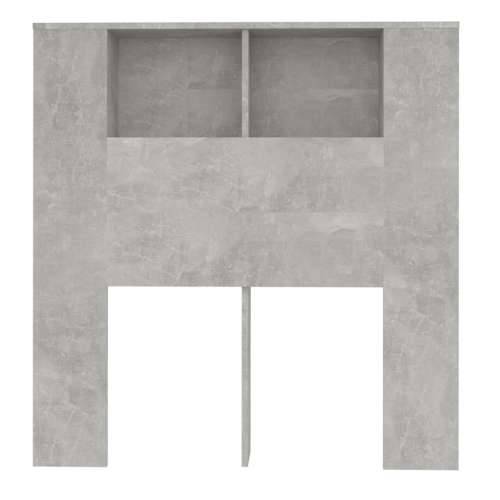 Uzglavlje s ormarićem siva boja betona 100 x 18,5 x 104,5 cm Cijena