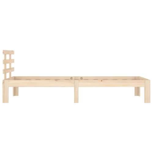 Okvir za krevet od masivnog drva 100 x 200 cm - Prirodna 100 x 200 cm Cijena
