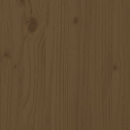 Okvir za krevet od masivnog drva smeđa boja meda 200 x 200 cm - boja meda 200 x 200 cm Cijena