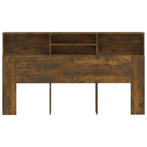 Uzglavlje s ormarićem boja dimljenog hrasta 180 x 19 x 103,5 cm - Dimljeni hrast 180 x 19 x 103.5 cm 1 Cijena