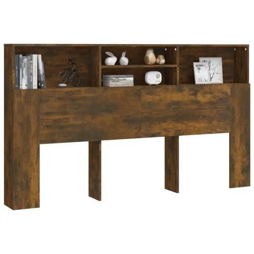 Uzglavlje s ormarićem boja dimljenog hrasta 180 x 19 x 103,5 cm - Dimljeni hrast 180 x 19 x 103.5 cm 1 Cijena