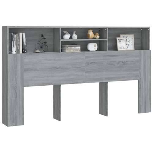 Uzglavlje s ormarićem boja hrasta sonome 180 x 19 x 103,5 cm Sivi hrast sonoma 180 x 19 x 103.5 cm 1 Cijena