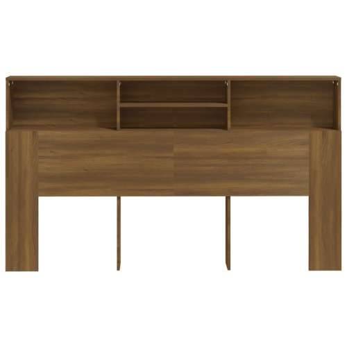 Uzglavlje s ormarićem boja smeđeg hrasta 180 x 19 x 103,5 cm - Smeđi hrast 180 x 19 x 103.5 cm 1 Cijena