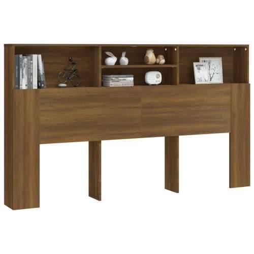 Uzglavlje s ormarićem boja smeđeg hrasta 180 x 19 x 103,5 cm - Smeđi hrast 180 x 19 x 103.5 cm 1 Cijena
