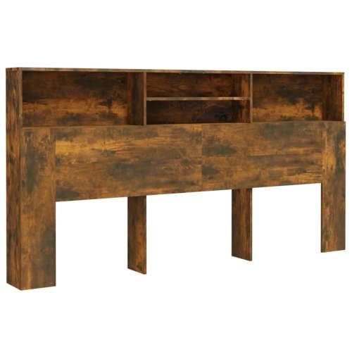 Uzglavlje s ormarićem boja dimljenog hrasta 200 x 19 x 103,5 cm - Dimljeni hrast 200 x 19 x 103.5 cm 1 Cijena