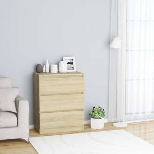 Komoda boja hrasta sonome 60 x 35 x 76 cm od konstruiranog drva - sonoma hrast 1 Cijena