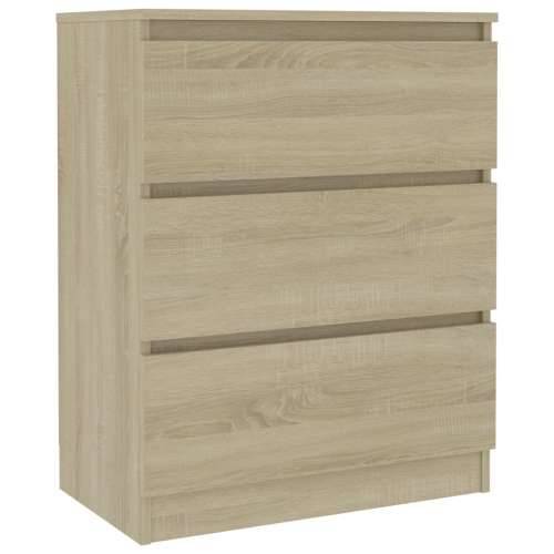 Komoda boja hrasta sonome 60 x 35 x 76 cm od konstruiranog drva - sonoma hrast 1 Cijena