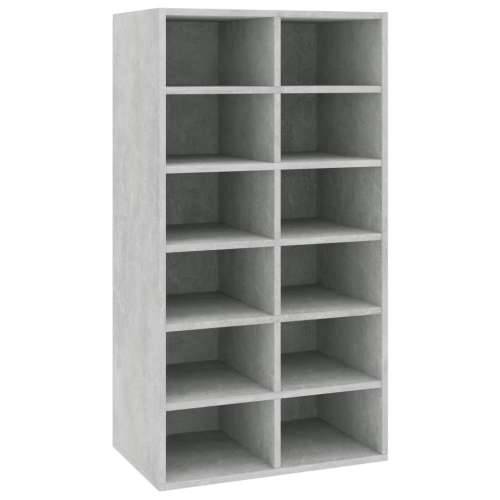 Stalak za cipele boja betona 54x34x100,5 cm konstruirano drvo - Beton siva 1 Cijena