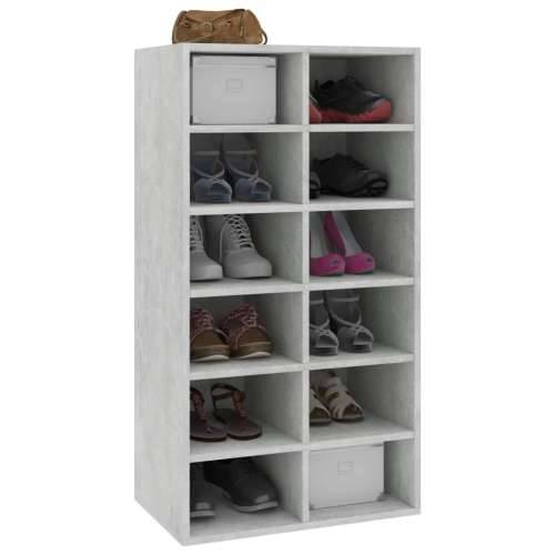 Stalak za cipele boja betona 54x34x100,5 cm konstruirano drvo - Beton siva 1 Cijena