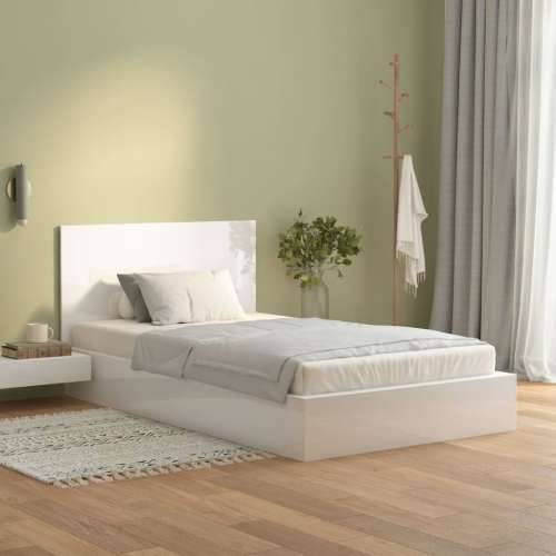 Uzglavlje za krevet visoki sjaj bijelo 120 x 1,5 x 80 cm drveno Cijena