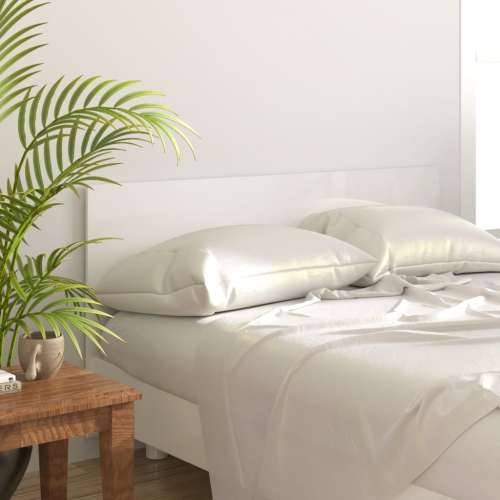 Uzglavlje za krevet visoki sjaj bijelo 160 x 1,5 x 80 cm drveno Cijena