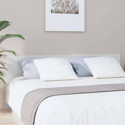 Uzglavlje za krevet bijelo 200x1,5x80 cm od konstruiranog drva - Bijela 1 Cijena