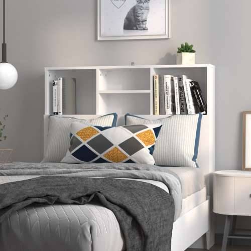 Uzglavlje s ormarićem bijelo 100 x 19 x 103,5 cm - Bijela 100 x 19 x 103.5 cm 1 Cijena