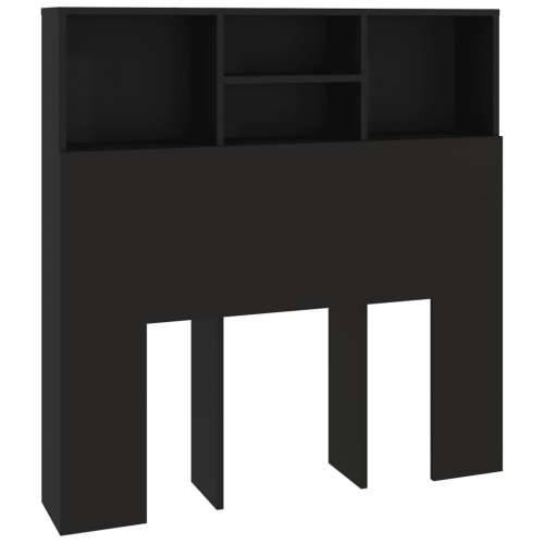Uzglavlje s ormarićem crno 100 x 19 x 103,5 cm - Crna 100 x 19 x 103.5 cm 1 Cijena