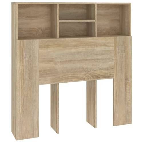 Uzglavlje s ormarićem boja hrasta sonome 100 x 19 x 103,5 cm - sonoma hrast 100 x 19 x 103.5 cm 1 Cijena