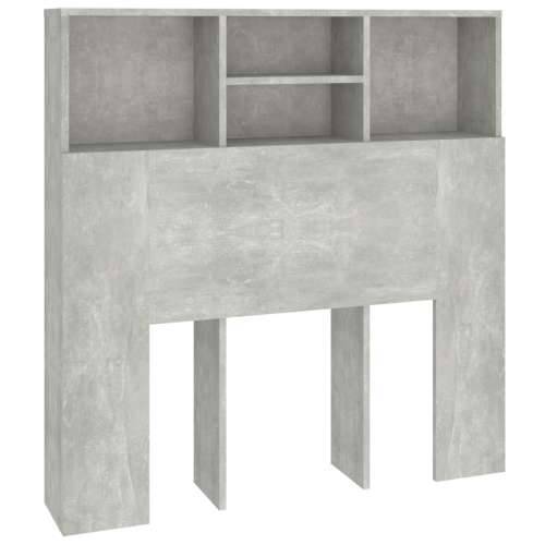 Uzglavlje s ormarićem siva boja betona 100 x 19 x 103,5 cm Beton siva 100 x 19 x 103.5 cm 1 Cijena