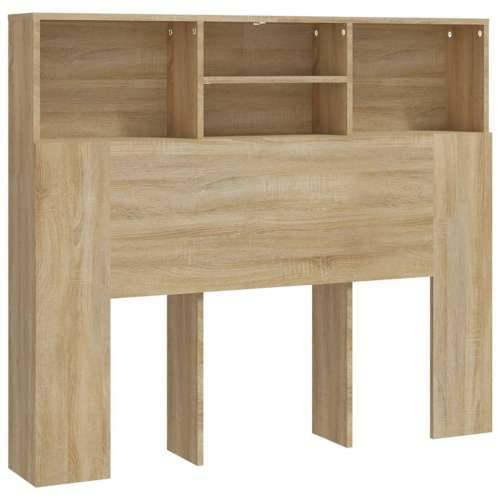 Uzglavlje s ormarićem boja hrasta sonome 120 x 19 x 103,5 cm - sonoma hrast 120 x 19 x 103.5 cm 1 Cijena