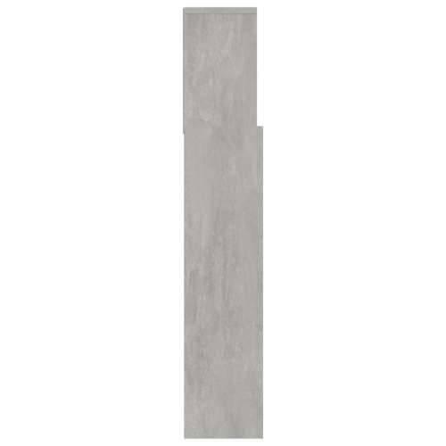 Uzglavlje s ormarićem siva boja betona 120 x 19 x 103,5 cm Cijena