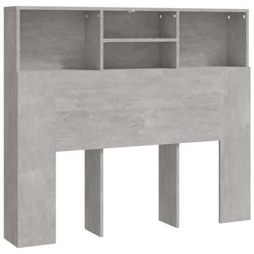 Uzglavlje s ormarićem siva boja betona 120 x 19 x 103,5 cm - Beton siva 120 x 19 x 103.5 cm 1 Cijena