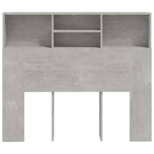 Uzglavlje s ormarićem siva boja betona 120 x 19 x 103,5 cm - Beton siva 120 x 19 x 103.5 cm 1 Cijena