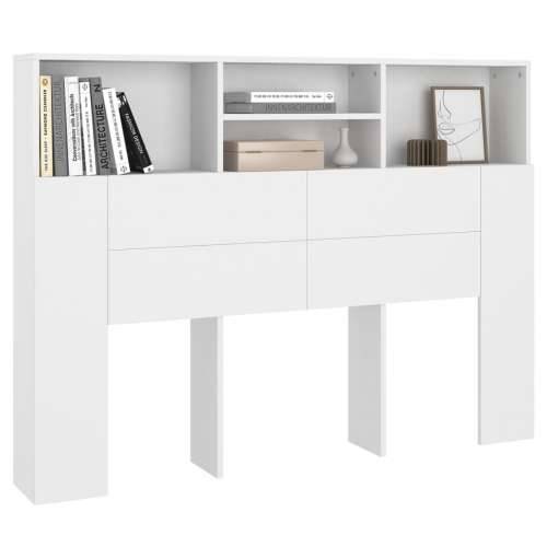 Uzglavlje s ormarićem bijelo 140 x 19 x 103,5 cm - Bijela 140 x 19 x 103.5 cm 1 Cijena