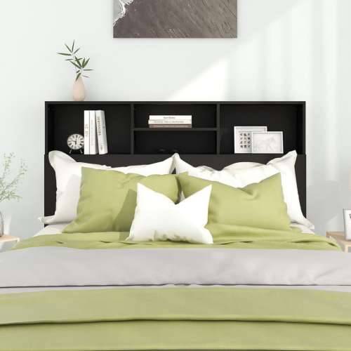 Uzglavlje s ormarićem crno 140 x 19 x 103,5 cm - Crna 140 x 19 x 103.5 cm 1 Cijena