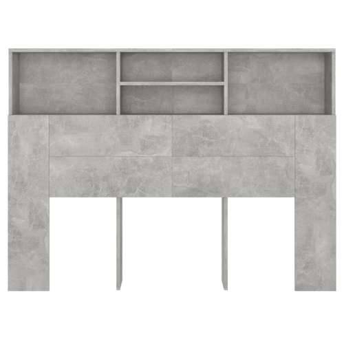 Uzglavlje s ormarićem siva boja betona 140 x 19 x 103,5 cm - Beton siva 140 x 19 x 103.5 cm 1 Cijena