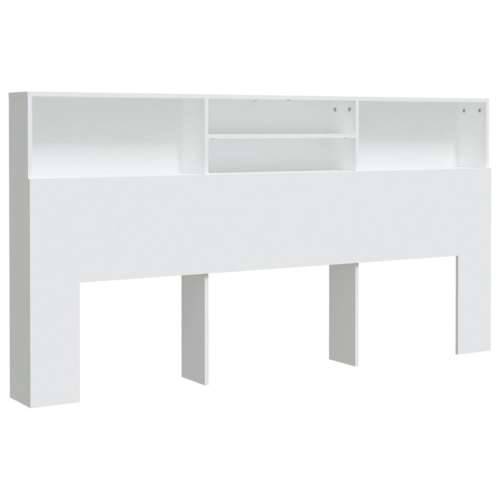 Uzglavlje s ormarićem bijelo 200 x 19 x 103,5 cm - Bijela 200 x 19 x 103.5 cm 1 Cijena