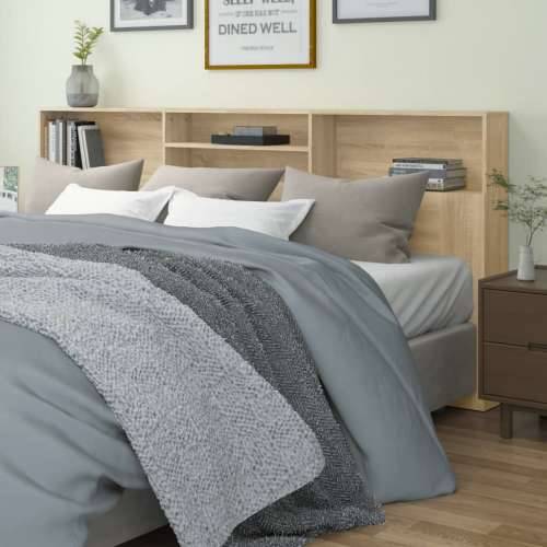 Uzglavlje s ormarićem boja hrasta sonome 220 x 19 x 103,5 cm - sonoma hrast 1 Cijena