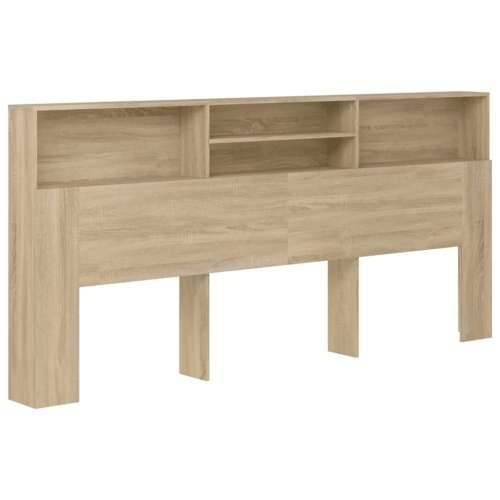 Uzglavlje s ormarićem boja hrasta sonome 220 x 19 x 103,5 cm - sonoma hrast 1 Cijena