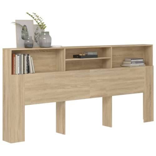 Uzglavlje s ormarićem boja hrasta sonome 220 x 19 x 103,5 cm - sonoma hrast 1 Cijena