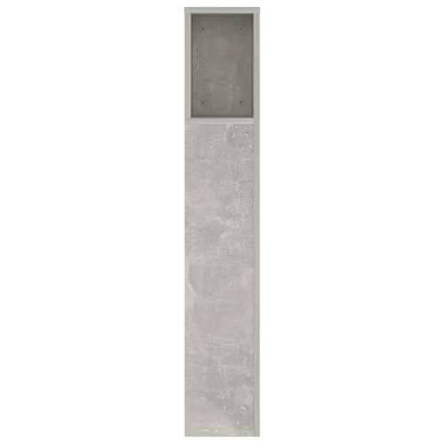 Uzglavlje s ormarićem siva boja betona 140 x 18,5 x 104,5 cm - Beton siva 1 Cijena