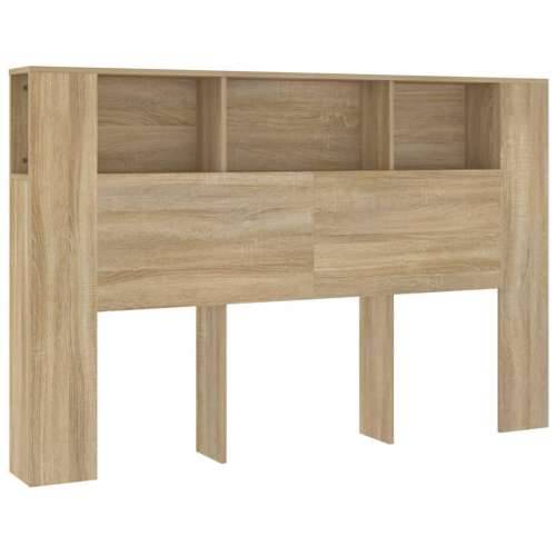 Uzglavlje s ormarićem boja hrasta sonome 160 x 18,5 x 104,5 cm - sonoma hrast 1 Cijena