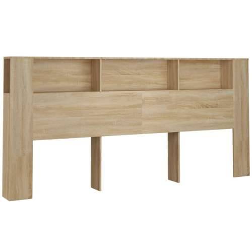 Uzglavlje s ormarićem boja hrasta sonome 220x18,5x104,5 cm - sonoma hrast 1 Cijena
