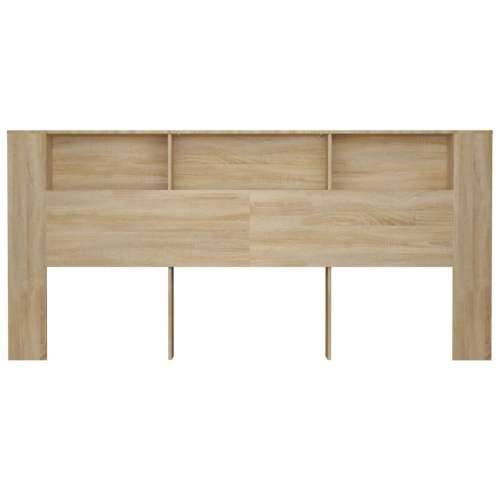 Uzglavlje s ormarićem boja hrasta sonome 220x18,5x104,5 cm - sonoma hrast 1 Cijena