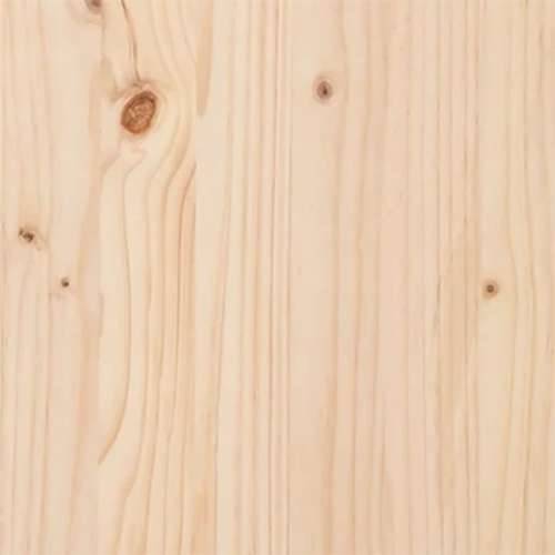 Okvir za krevet od masivnog drva 140 x 190 cm - Prirodna 140 x 190 cm Cijena