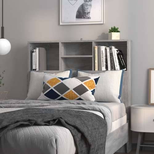 Uzglavlje s ormarićem boja hrasta sonome 100x19x103,5 cm - Sivi hrast sonoma 100 x 19 x 103.5 cm 1 Cijena