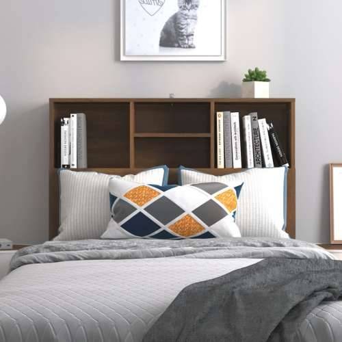 Uzglavlje s ormarićem boja smeđeg hrasta 100x19x103,5 cm - Smeđi hrast 100 x 19 x 103.5 cm 1 Cijena