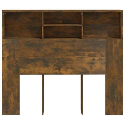 Uzglavlje s ormarićem boja dimljenog hrasta 120x19x103,5 cm - Dimljeni hrast 120 x 19 x 103.5 cm 1 Cijena