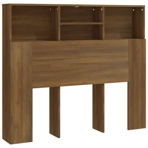 Uzglavlje s ormarićem boja smeđeg hrasta 120x19x103,5 cm - Smeđi hrast 120 x 19 x 103.5 cm 1 Cijena