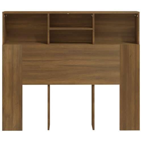 Uzglavlje s ormarićem boja smeđeg hrasta 120x19x103,5 cm - Smeđi hrast 120 x 19 x 103.5 cm 1 Cijena
