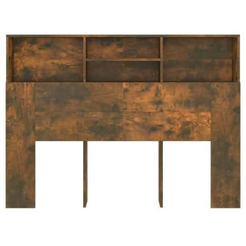 Uzglavlje s ormarićem boja dimljenog hrasta 140x19x103,5 cm - Dimljeni hrast 140 x 19 x 103.5 cm 1 Cijena