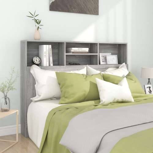 Uzglavlje s ormarićem boja hrasta sonome 140 x 19 x 103,5 cm - Sivi hrast sonoma 140 x 19 x 103.5 cm 1 Cijena